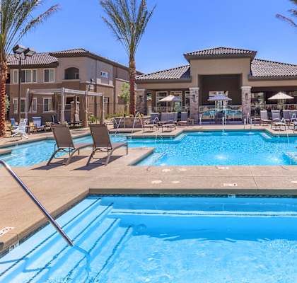 Pool area  at Level 25 at Durango by Picerne, Nevada, 89113