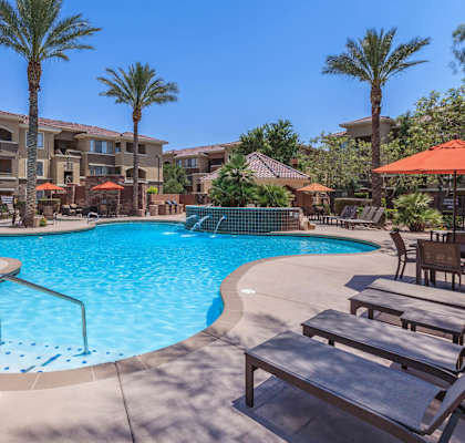 Refreshing Pool With Large Sundeck And Wi-Fi at The Presidio by Picerne, N Las Vegas, Nevada