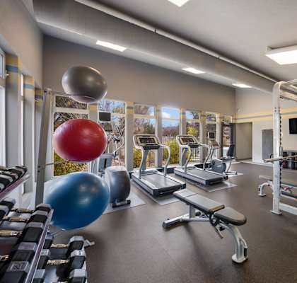 Fitness Center at Woodland Hills Apartments, Colorado