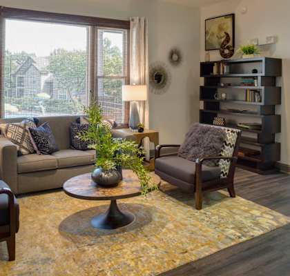 Cozy Living Room at Waters Landing in Germantown, MD