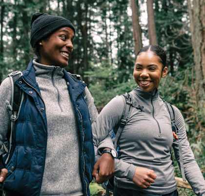 Girlfriends Hiking at Montclair Apartments, Silver Spring, MD 20904
