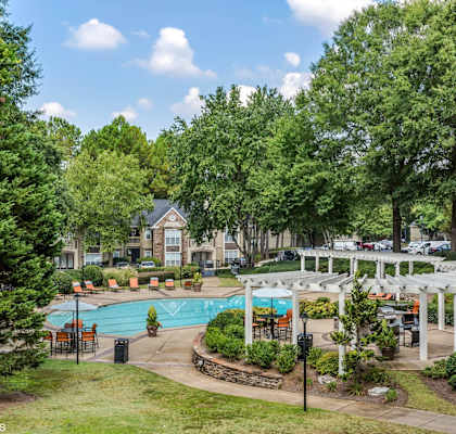 Relaxing pool at Wynfield Trace, Peachtree Corners, GA 30092
