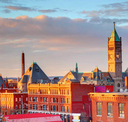 Lowell skyline photo