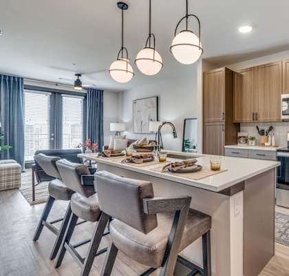 Lenox Cooper Model Kitchen with Island
