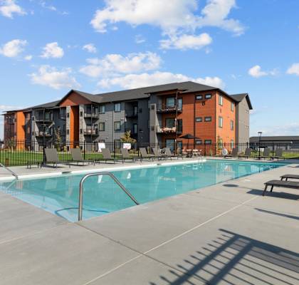 Vicinity at Horn Rapids Pool with Lounge Chairs