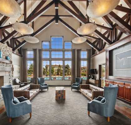 social lounge at Red Hawk Ranch apartments