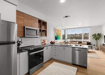 ION Queen Anne Apartments in Seattle, WA Kitchen