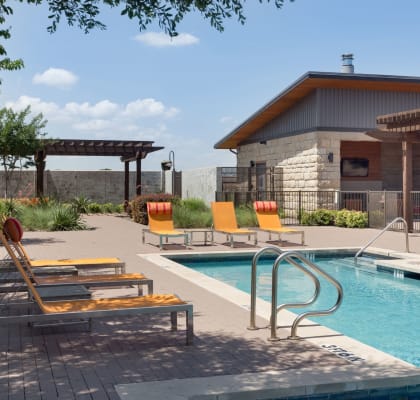 Poolside Relaxing Area in Texas 75080