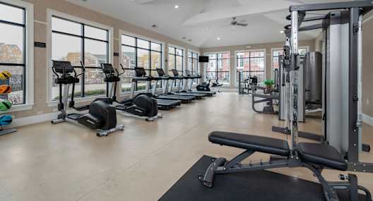 A spacious gym at Arlington Park, Hilliard, OH 43026