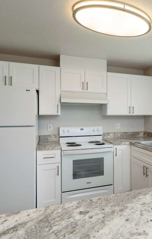 Village on Broadway Apartments in Spokane Valley, Washington Kitchen