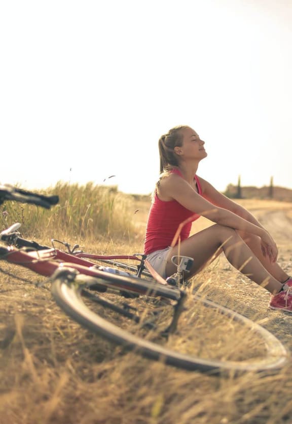 Outdoor activities encouraged at Woodland Hills Apartments, Colorado Springs