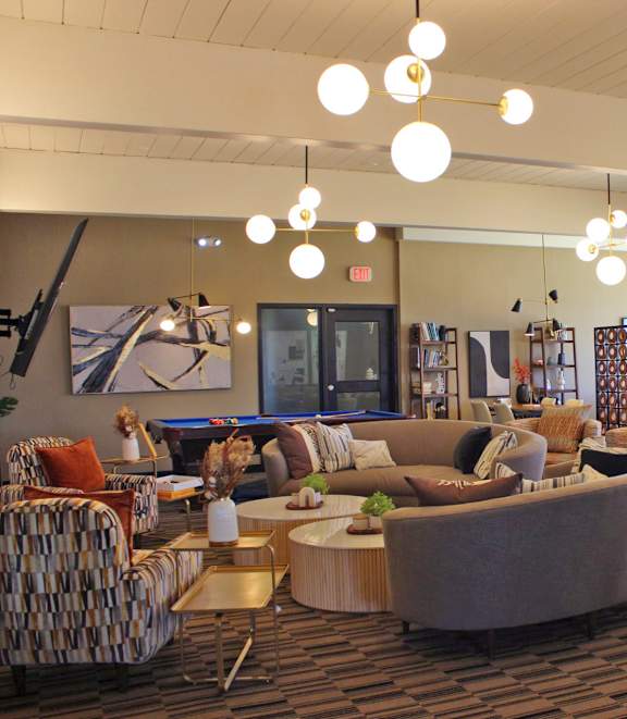 Clubhouse at Los Altos Towers Apartments in Albuquerque NM