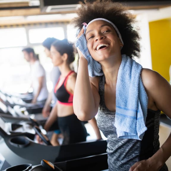 woman exercising