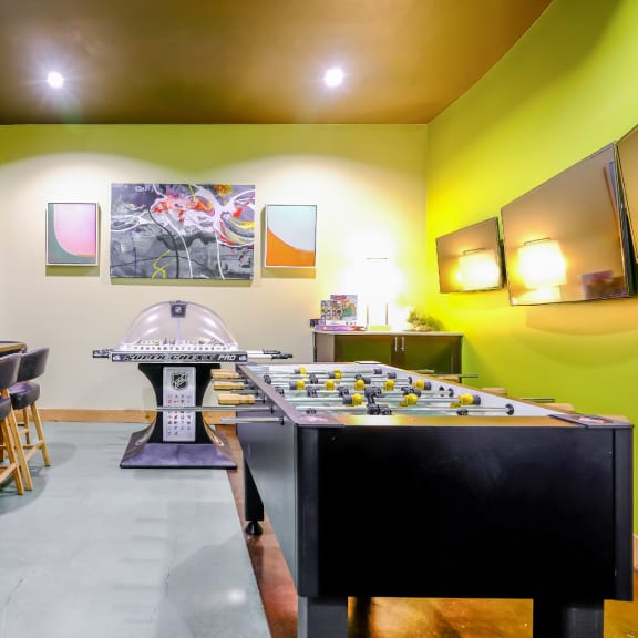 game room at Elan Redmond apartments
