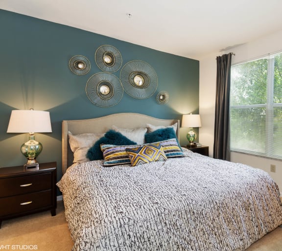 Modern Bedroom at The Arbor Walk Apartments, Tampa, 33617