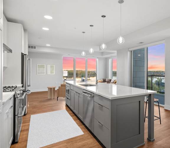 Kitchen with Large Island
