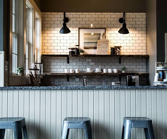 Hospitality station at Champion Farms Apartments, Louisville, KY