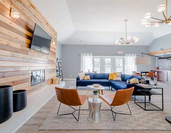 Media room at Barrington Estates Apartments, Indianapolis, Indiana