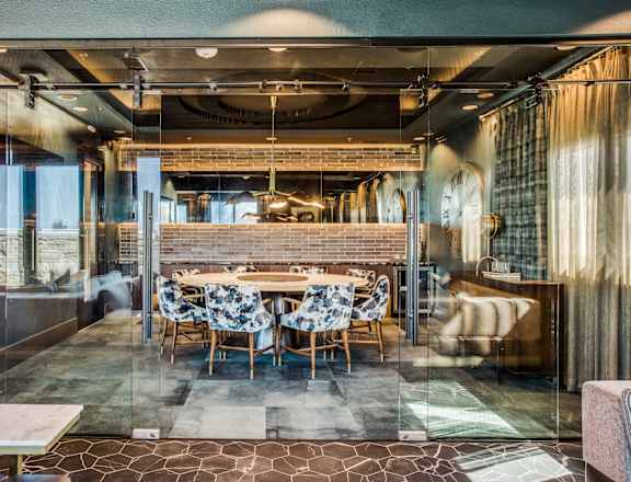 The Hudson Apartments in Dallas, Texas Clubhouse Lounge