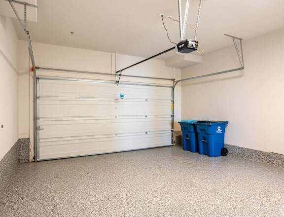 interior of garage at Brownstones at Palisade Park, Broomfield, 80023