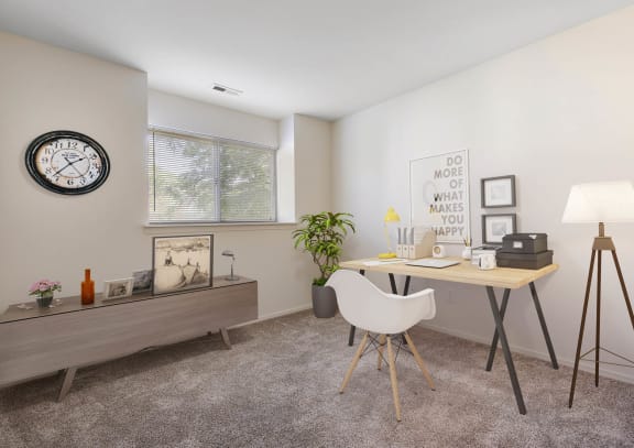 Modern Living Room at Adams Creek, Michigan