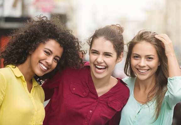Lincoln Property Company Girls Laughing