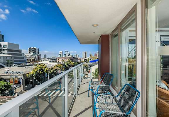 Balcony at East Village, San Diego, California, 9210