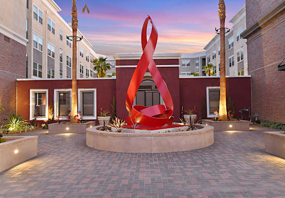 Art Installation at The Huntington Luxury Apartments in Duarte CA