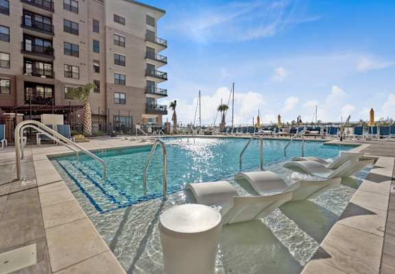 Pool at Pier 33 Apartments in Wilmington NC