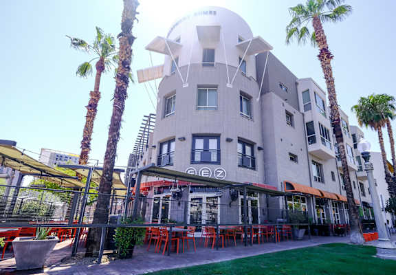 exterior view of Roosevelt Square apartments