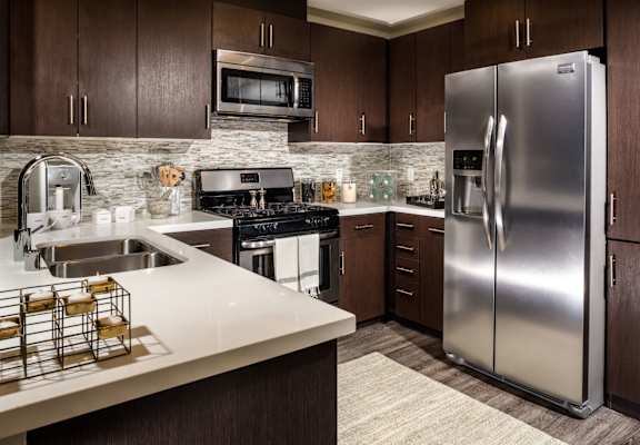 Stainless Steel Appliance Package at Berkshire K2LA in Koreatown 90005
