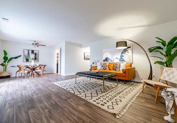 Modern Living Room at Governor Square Apartments, Carmel