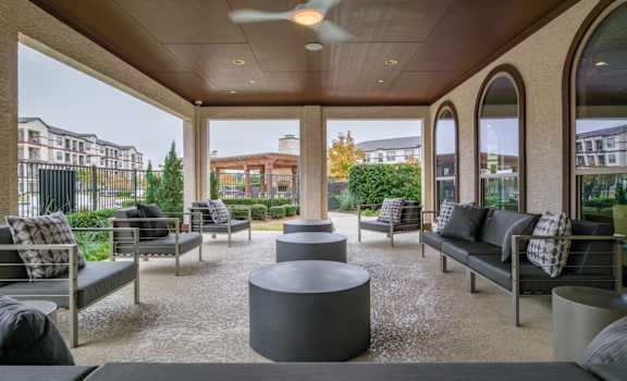 Outdoor  Patio Social Lounge at Berkshire Preserve