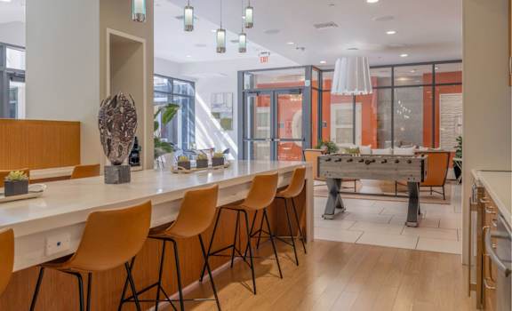 Berkshire Coral Gables social lounging area
