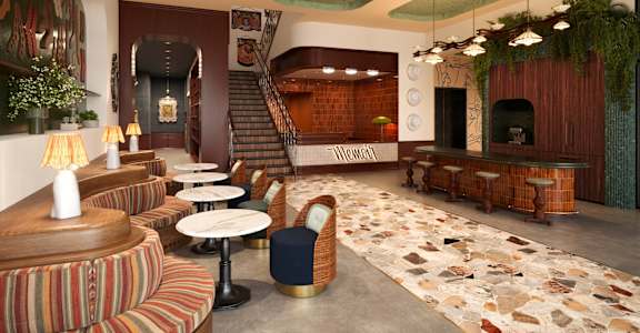 Memoir May Hosiery New Apartments in Nashville, Tennessee Lounge Rendering
