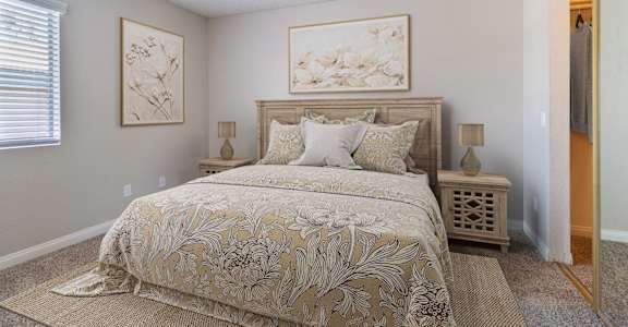 Waterstone at Murrieta Apartments in Murrieta, California Model Bedroom