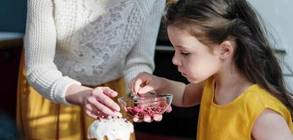 Little Girl Baking at The Glen, 75067