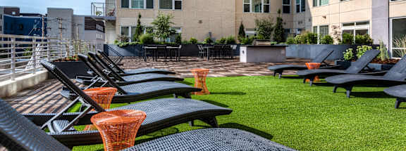 2828 Zuni Apartments in Denver, Colorado Patio with Seating