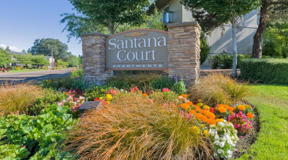 Santana Court Monument Sign