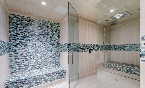 Spacious Shower at Berkshire Lauderdal By the Sea in Ft. Lauderdale