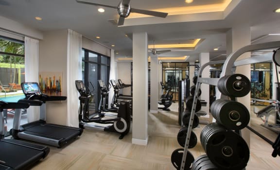 Fitness Center at Berkshire Coral Gables in FL 33146