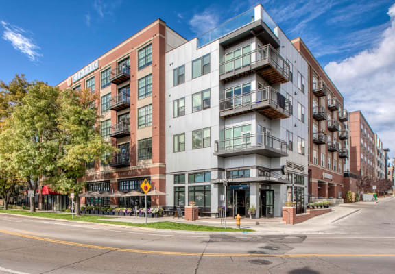 Street view of building at Centric Lohi by Windsor, Denver, CO 