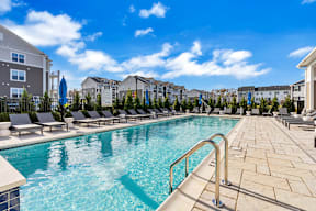 Resort-Style Pool at Glen Oaks Luxury Apartments in Wall, NJ