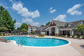 Resort-Inspired Swimming Pool with Lounge Chairs and WiFI Hotspot at Ashby at Ross Bridge, Hoover, AL
