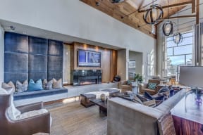 Clubhouse with Big Screen TV at Retreat at the Flatirons, Colorado, 80020