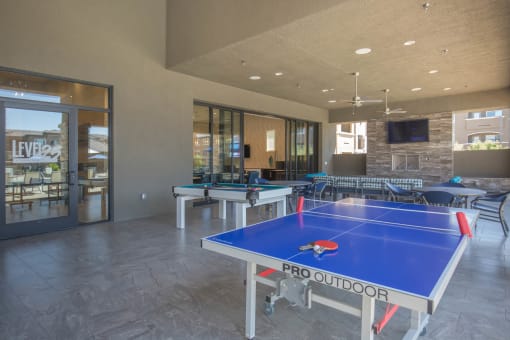 Table tennis at Level 25 at Oquendo by Picerne, Nevada