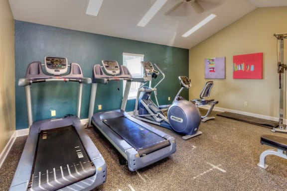 the gym at the preserve apartments at Olive Branch Townhomes, Ohio, 45103
