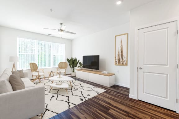Livingroom at Willow Place 55+ Apartments, McDonough