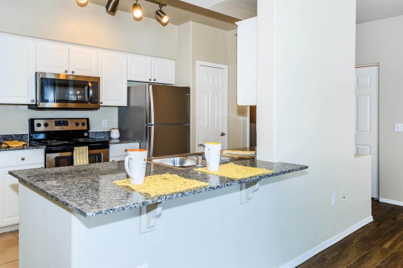 Kitchen island at The Aliante by Picerne, Arizona