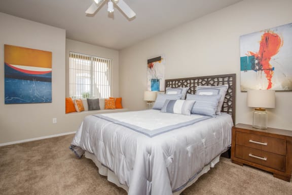 Bedroom with cozy bed at The Belmont by Picerne, Nevada